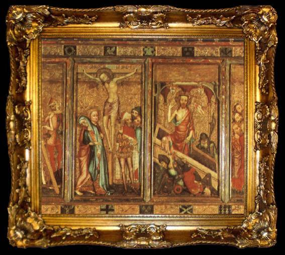 framed  unknow artist The Medieval retable, ta009-2